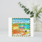 Baltimore Summer Inspirerend Post Card Briefkaart (Staand voorkant)