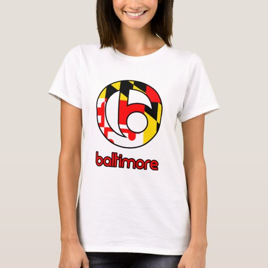 Baltimore T-shirt (Voorkant)