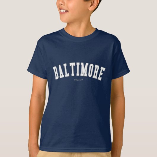 Baltimore T-shirt (Voorkant)