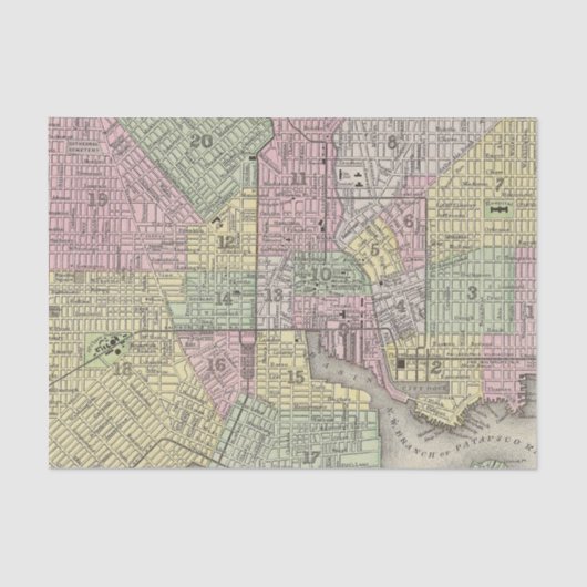 Baltimore Tissuepapier (Voorkant)