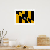 Baltimore Vlag Poster (Keuken)