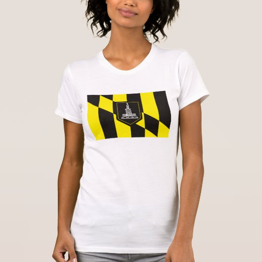 Baltimore Vlag T-shirt (Voorkant)