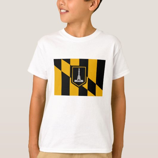 Baltimore Vlag T-shirt (Voorkant)