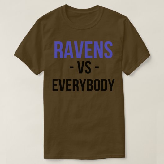 Baltimore vs iedereen 1 t-shirt (Design voorkant)