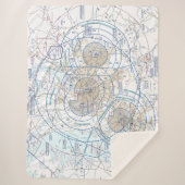 Baltimore Washington Flyway Chart Sherpa Deken (Voorkant)