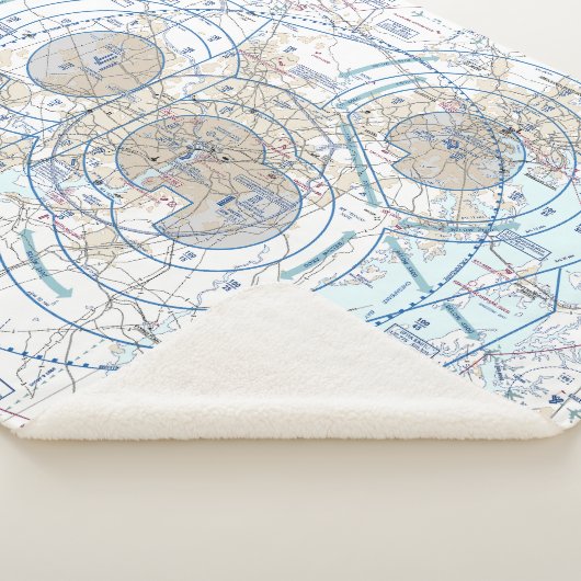 Baltimore Washington Flyway Chart Sherpa Deken (3/4)