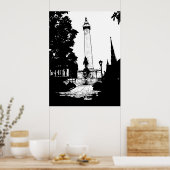 Baltimore Washington Monument Poster (Keuken)