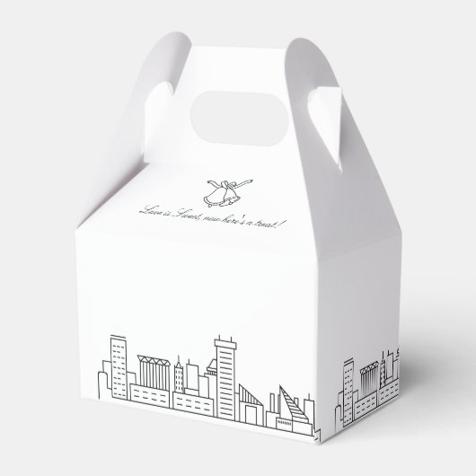 Baltimore Wedding Favor Box Bedankdoosjes (Achterkant)