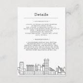 Baltimore Wedding | Gastinformatie Informatiekaartje (Voorkant)