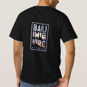 Baltimore weerspiegeld: Verenigd & Sterk T-shirt (Achterkant)