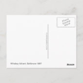 Baltimore Whiskey Vintage 1867 Briefkaart (Achterkant)