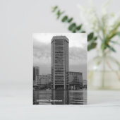 Baltimore World Trade Center Briefkaart (Staand voorkant)