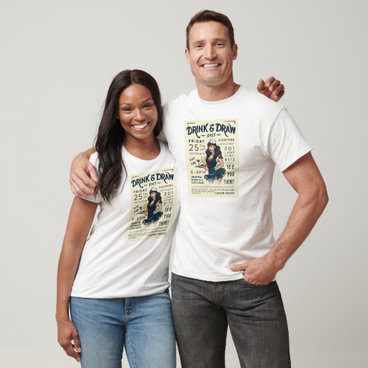 Baltimorecon Drink en Draw 2015 T-shirt (Unisex)