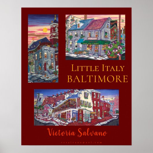 Baltimore's Little Italy poster (Voorkant)