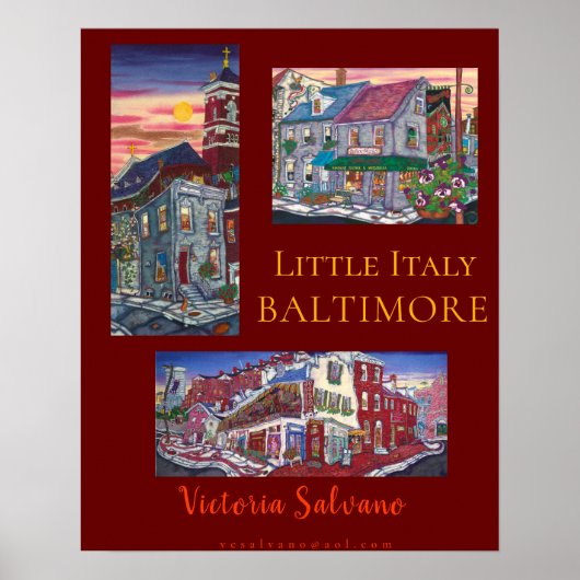 Baltimore's Little Italy poster (Voorkant)