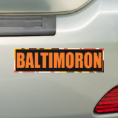 "Baltimoron"-Bumpersticker Bumpersticker (Op auto)