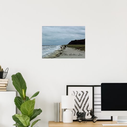 Baltisch Zee Beach Poster (Thuiskantoor)
