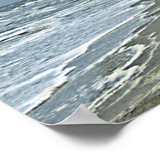 Baltisch Zee Beach Poster (Hoek)