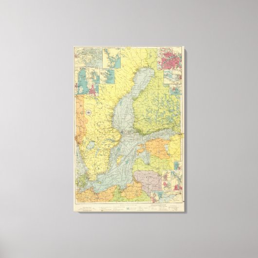 Baltisch Zee Canvas Afdruk (Voorkant)