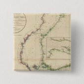 Baltisch Zee Vierkante Button 5,1 Cm (Voorkant)