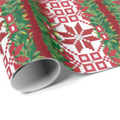 Baltische Kerstmis Cadeaupapier (Rol Hoek)