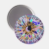 Baltische maan magneet (Voorkant / Achterkant)