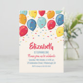 Baltische partij | Kinder eerste verjaardag Kaart (Staand voorkant)