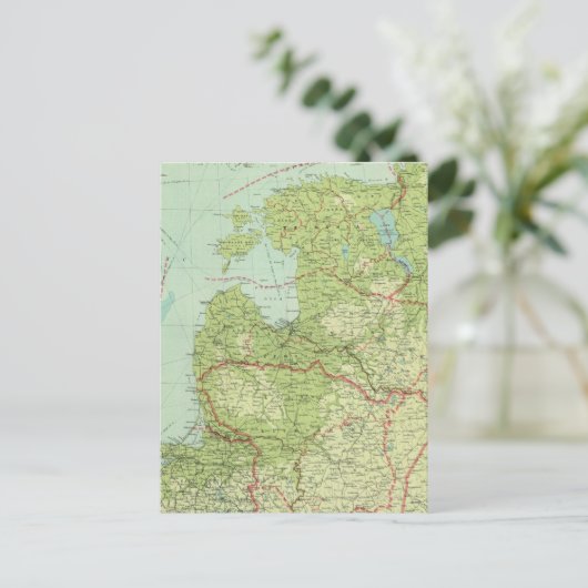 Baltische staten en Oost-Pruisen Briefkaart (Staand voorkant)