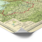 Baltische staten en Oost-Pruisen Poster (Hoek)