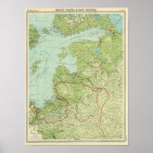 Baltische staten en Oost-Pruisen Poster