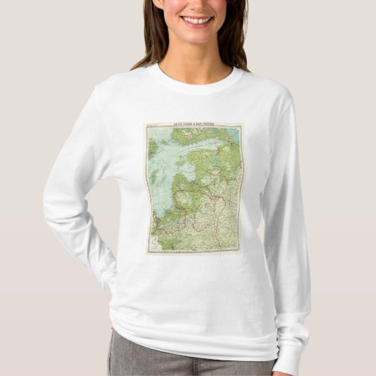Baltische staten en Oost-Pruisen T-shirt (Voorkant)