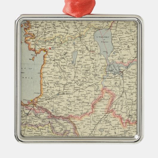 Baltische staten metalen ornament (Voorkant)