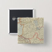 Baltische staten vierkante button 5,1 cm (Voorkant /achterkant)
