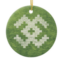 Baltische Symbolen Groene Vintage