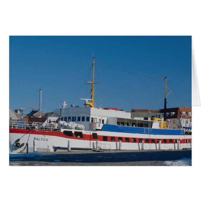 Baltische veerboot (Voorkant Horizontaal)