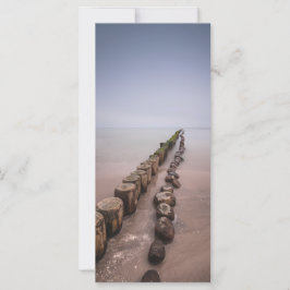 Baltische Zee Beach-fotokaart