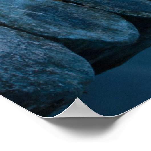 Baltische Zee Breaker Poster (Hoek)