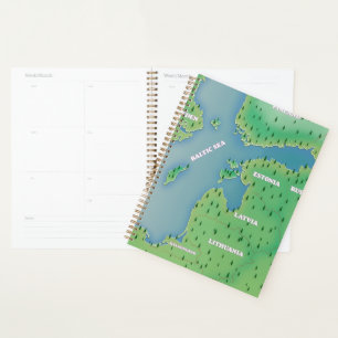 Baltische zeekaart planner