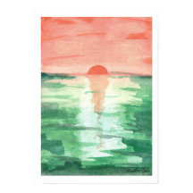 Baltische Zomerzonsondergang