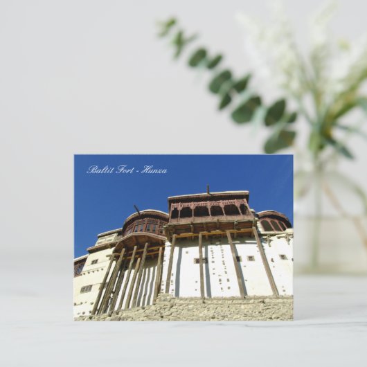 Baltit Fort, Hunza Valey, Pakistan Briefkaart (Staand voorkant)