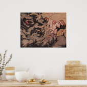 Balto aangevallen door werewolven poster (Keuken)