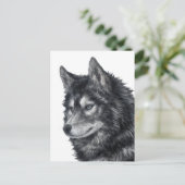 Balto Dog Briefkaart (Staand voorkant)