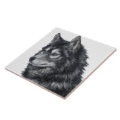 Balto Dog Illustratie Tegeltje (Zijkant)