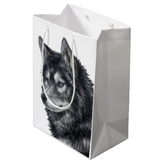 Balto Dog Medium Cadeauzakje (Achterkant Gekanteld)