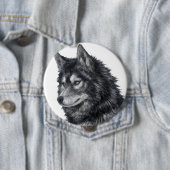 Balto Dog Ronde Button 4,0 Cm (In situ)