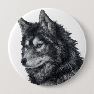Balto Dog Ronde Button 4,0 Cm