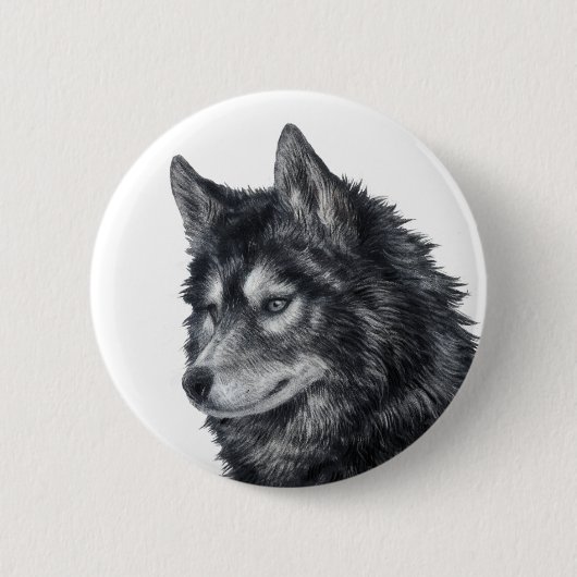 Balto Dog Ronde Button 5,7 Cm (Voorkant)