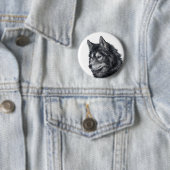 Balto Dog Ronde Button 5,7 Cm (In situ)