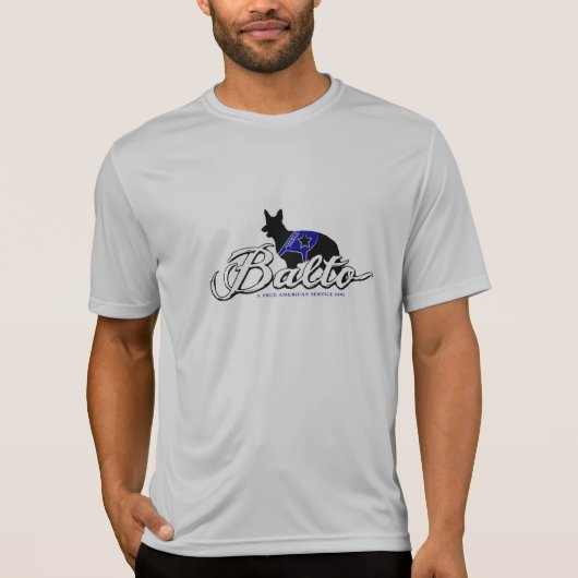 Balto is een Duitse Shepherd Service Dog in Traini T-shirt (Voorkant)