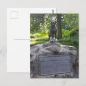 Balto Statue in Central Park Briefkaart (Voorkant / Achterkant)
